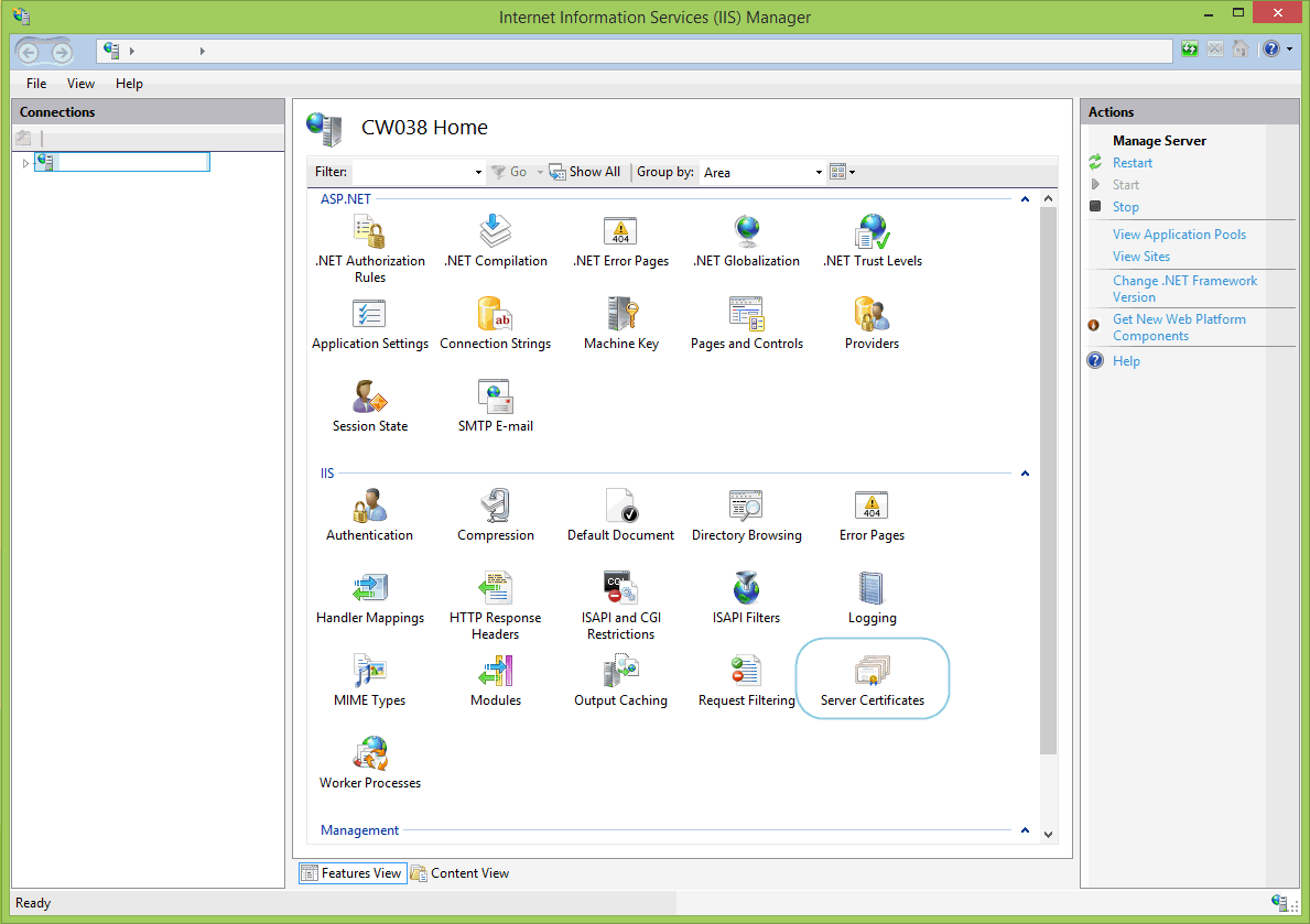 Server Certificates
